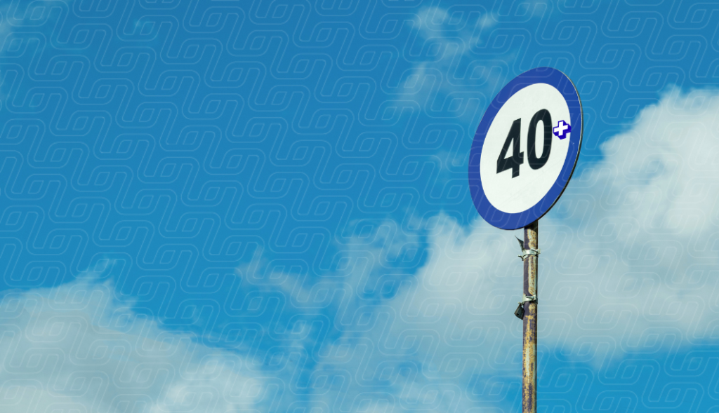 pessoas acima dos 40 anos